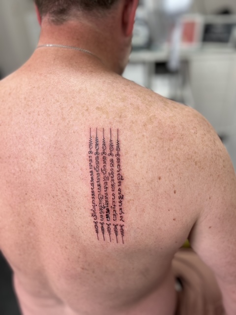 Fine line tattooing chesterfield